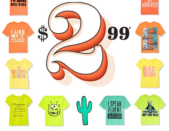 The Childrens Place $2 99 Tees