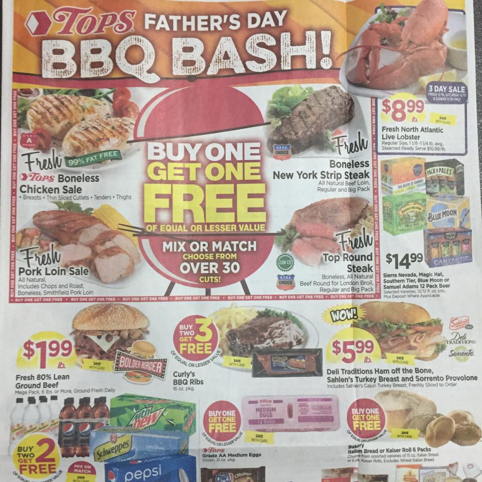 Tops Markets Ad Scan Week Of 6 11 Page 1a