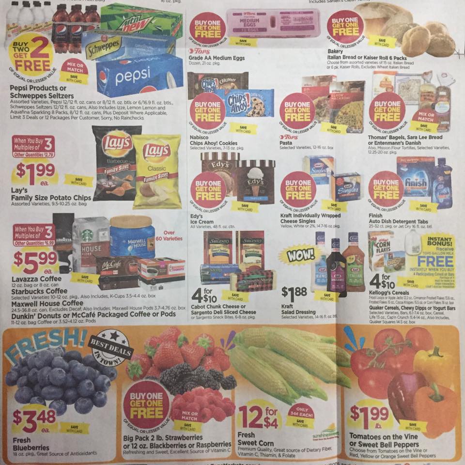 Tops Markets Ad Scan Week Of 6 11 Page 1b