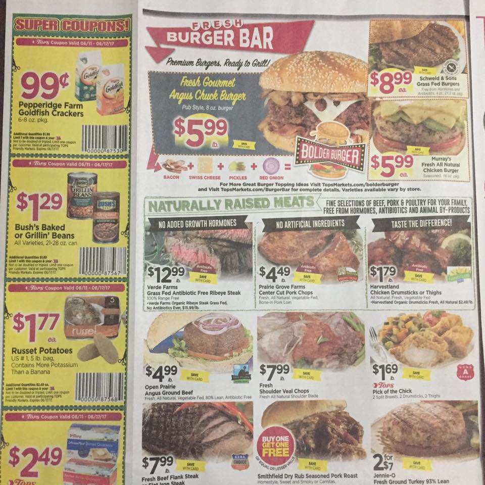 Tops Markets Ad Scan Week Of 6 11 Page 2a