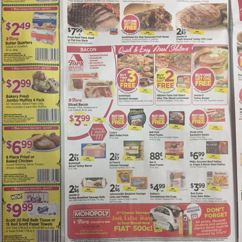 Tops Markets Ad Scan Week Of 6 11 Page 2b