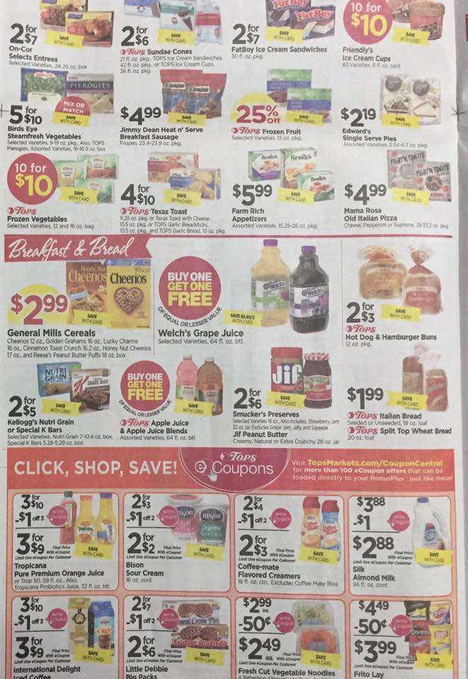 Tops Markets Ad Scan Week Of 6 11 Page 4b