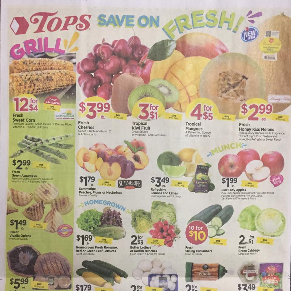 Tops Markets Ad Scan Week Of 6 11 Page 8a
