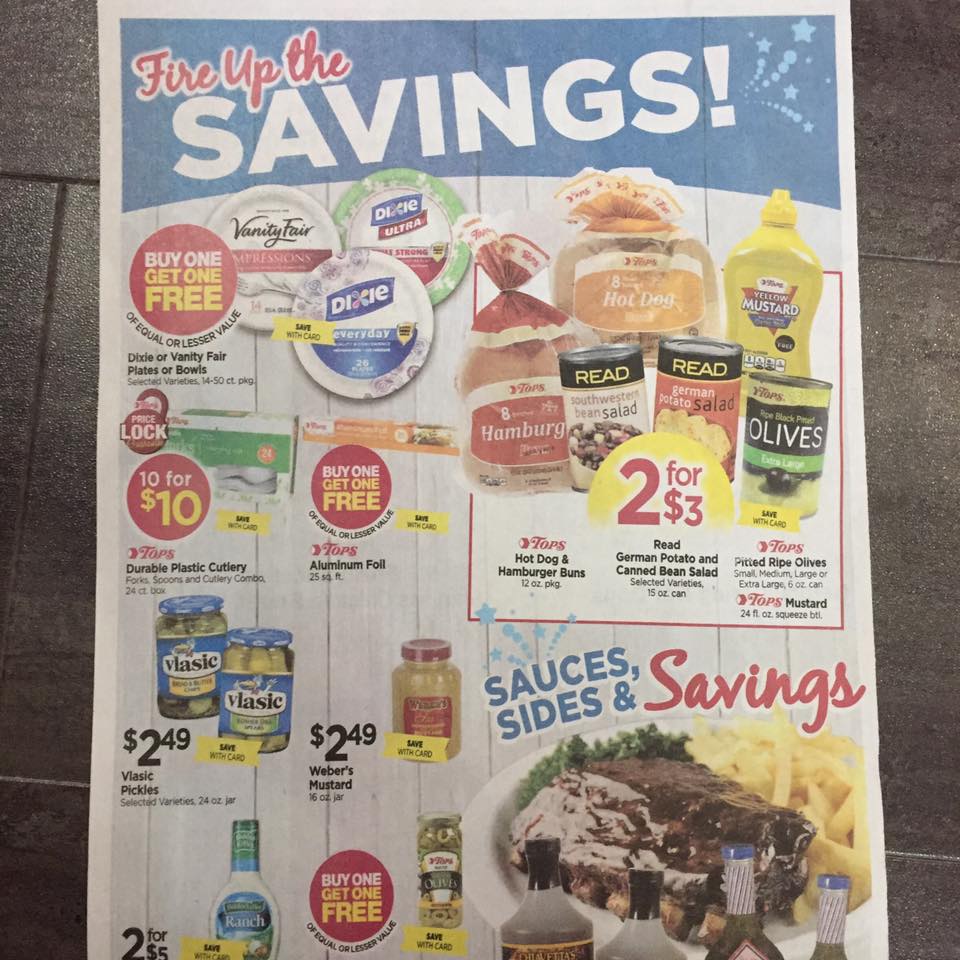 Tops Markets Ad Scan Week Of 6 25 Page 10a