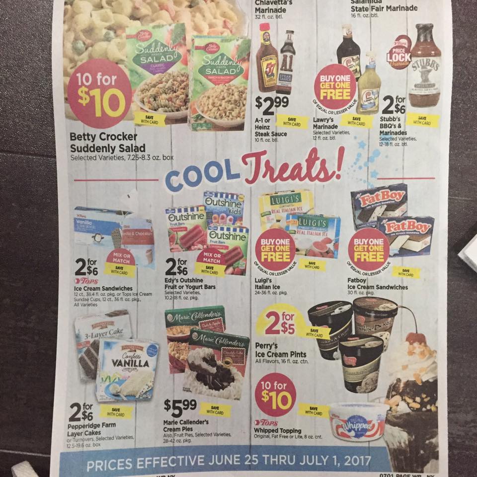 Tops Markets Ad Scan Week Of 6 25 Page 10b
