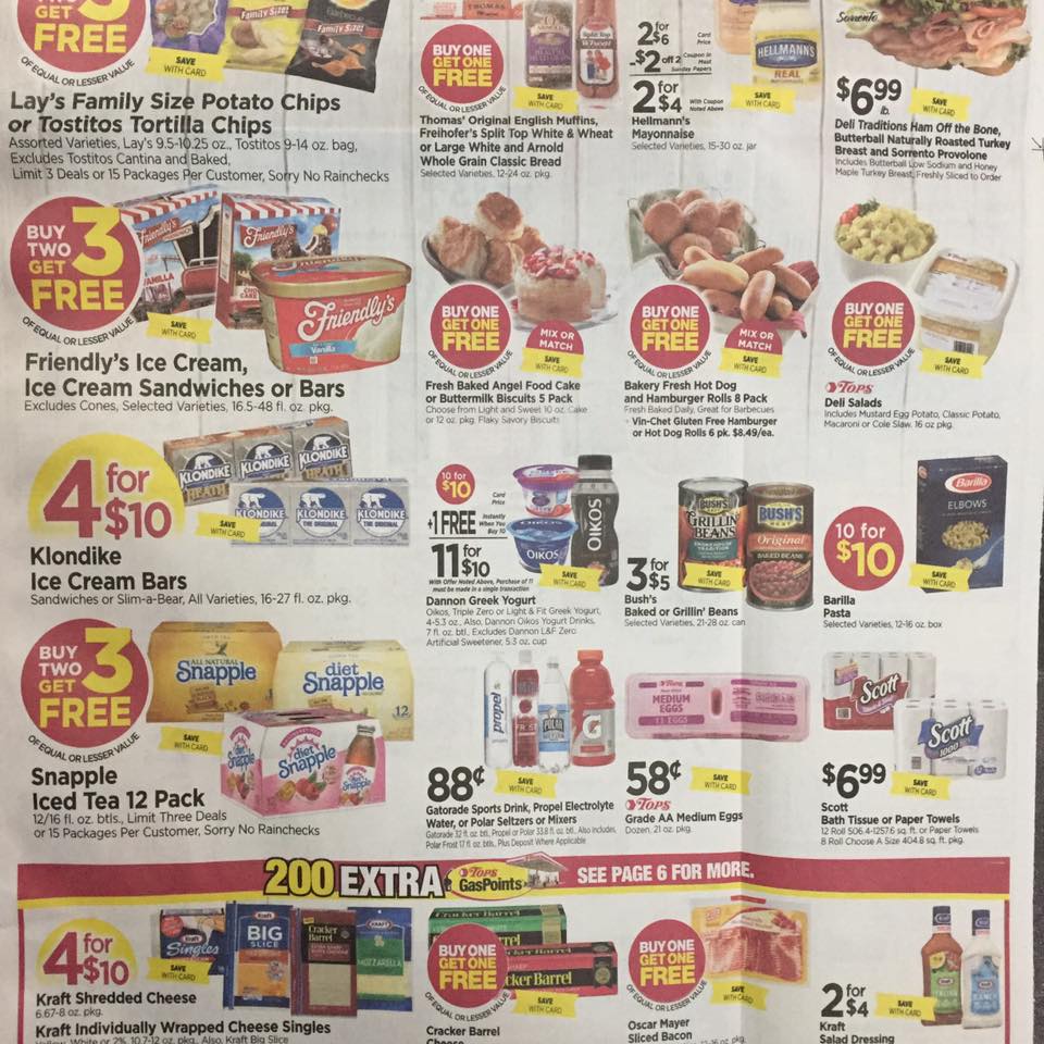 Tops Markets Ad Scan Week Of 6 25 Page 1b