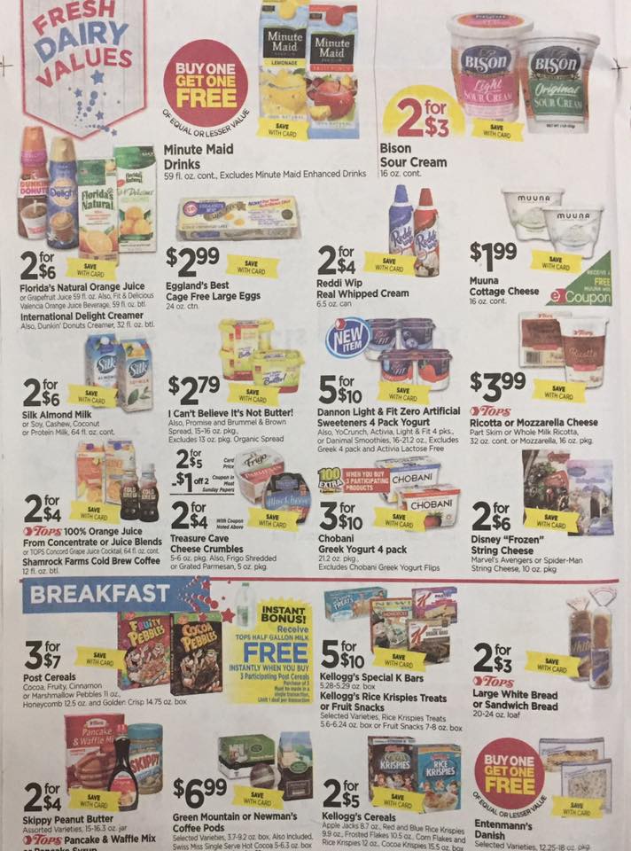 Tops Markets Ad Scan Week Of 6 25 Page 4b