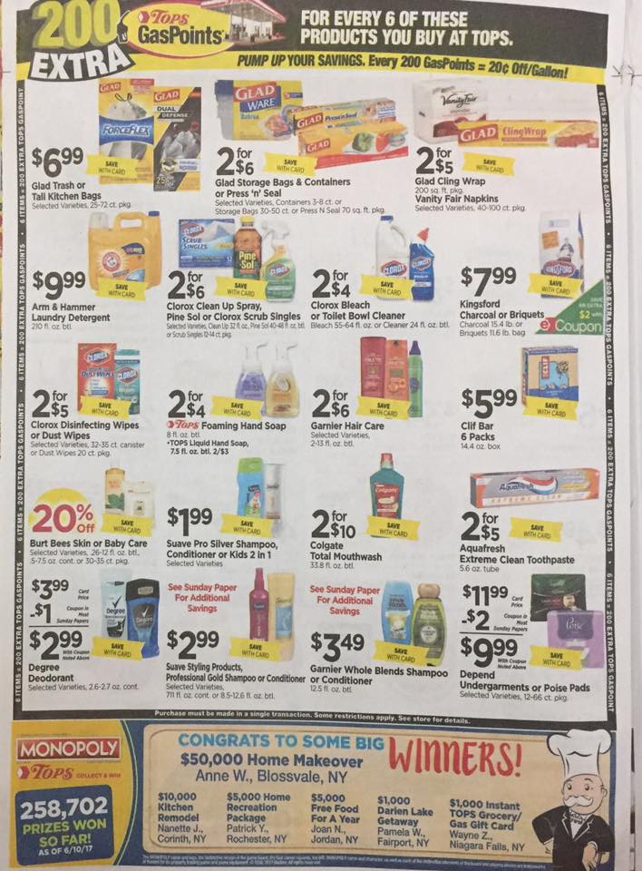 Tops Markets Ad Scan Week Of 6 25 Page 6b
