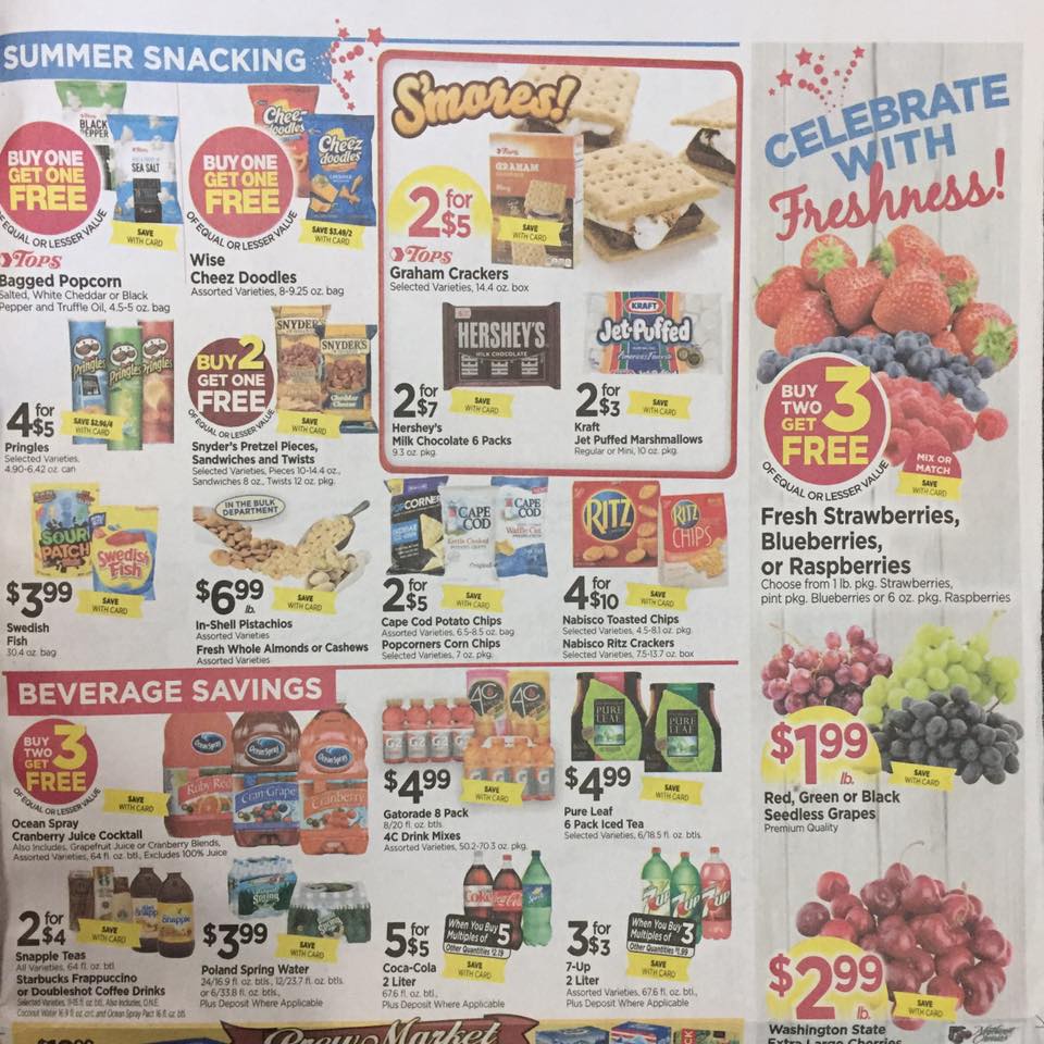 Tops Markets Ad Scan Week Of 6 25 Page 7a