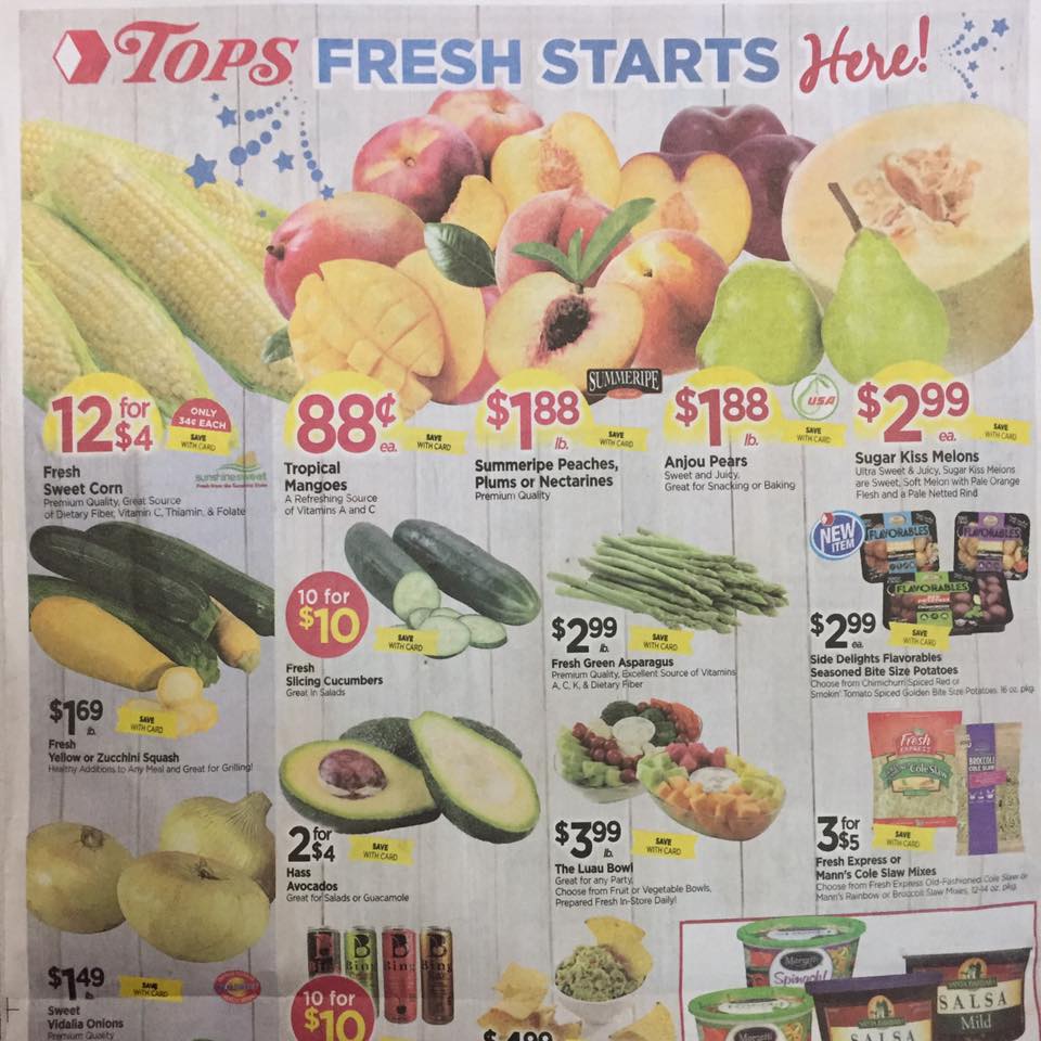 Tops Markets Ad Scan Week Of 6 25 Page 8a