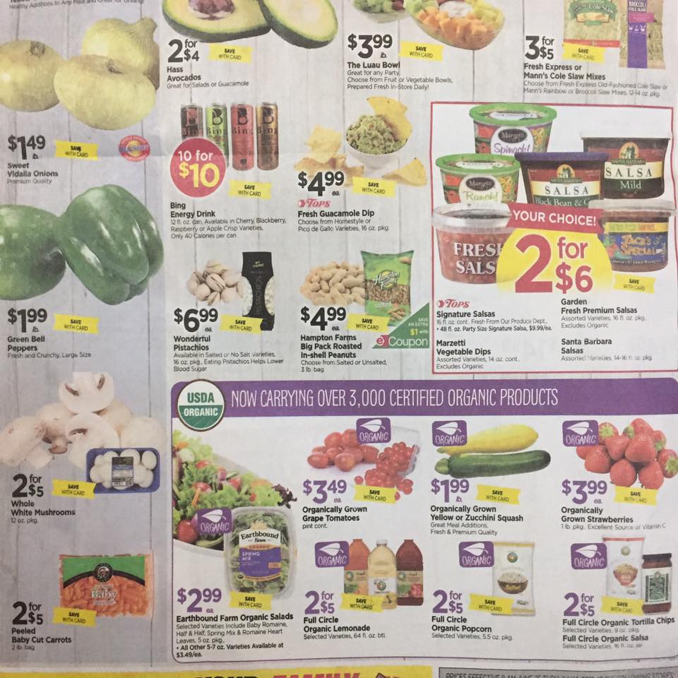 Tops Markets Ad Scan Week Of 6 25 Page 8b