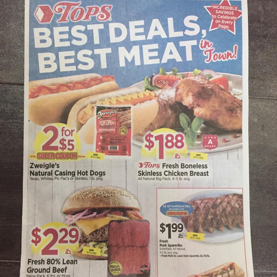Tops Markets Ad Scan Week Of 6 25 Page 9a