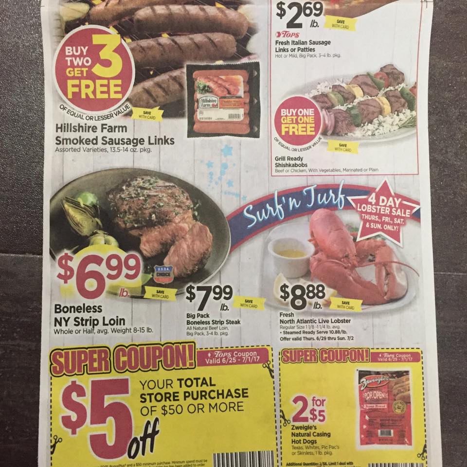 Tops Markets Ad Scan Week Of 6 25 Page 9b