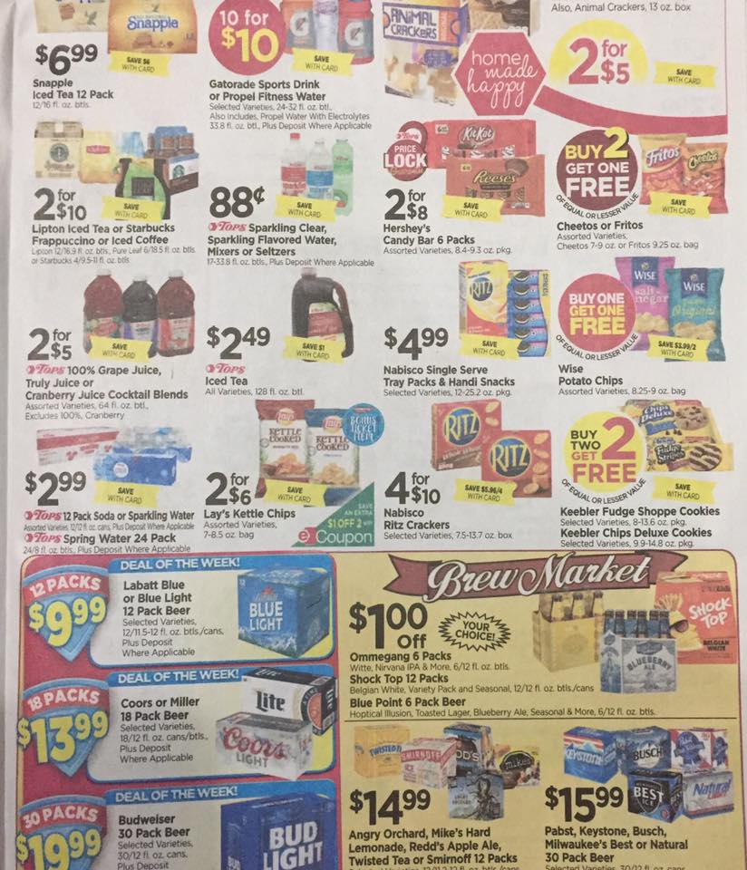 Tops Markets Ad Scan Week Of 6 4 17 Page 5b