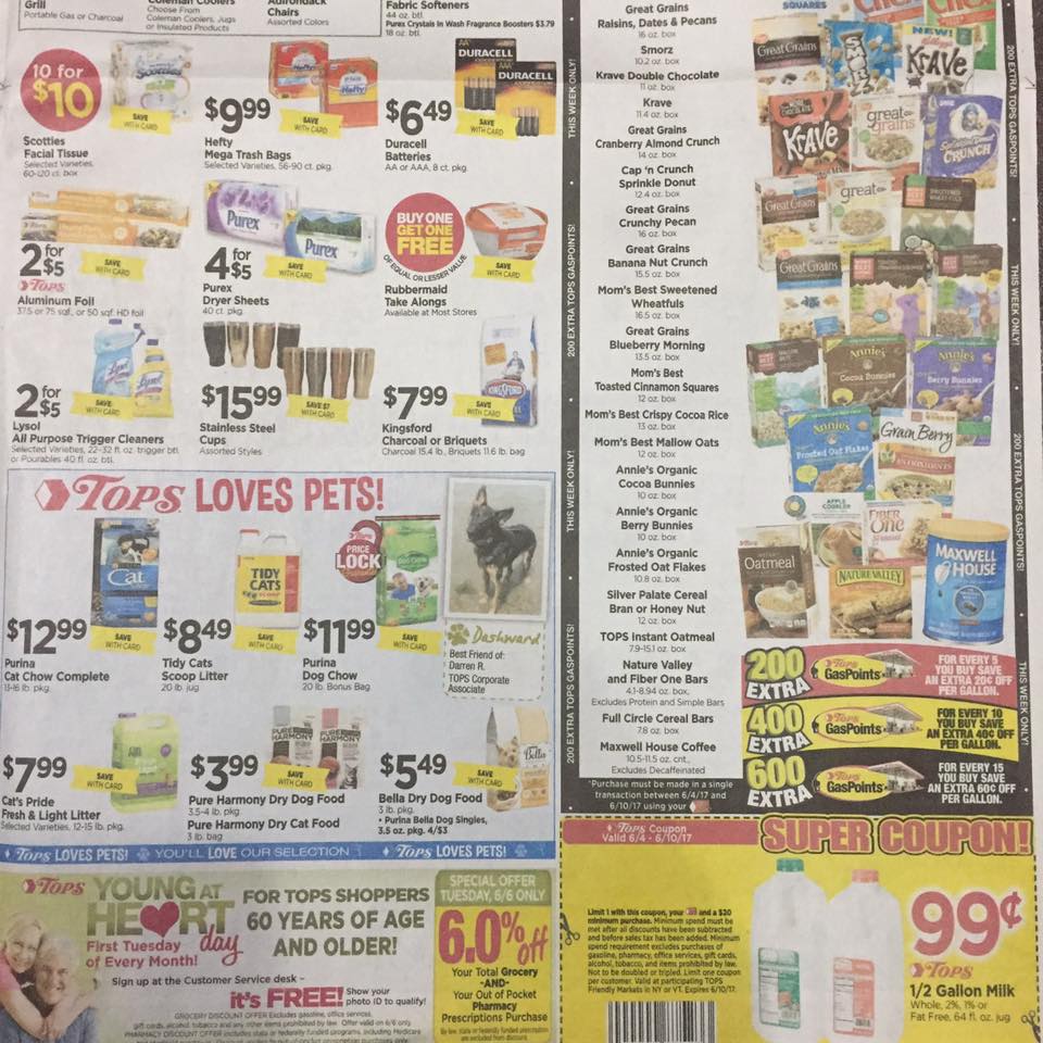 Tops Markets Ad Scan Week Of 6 4 17 Page 7b