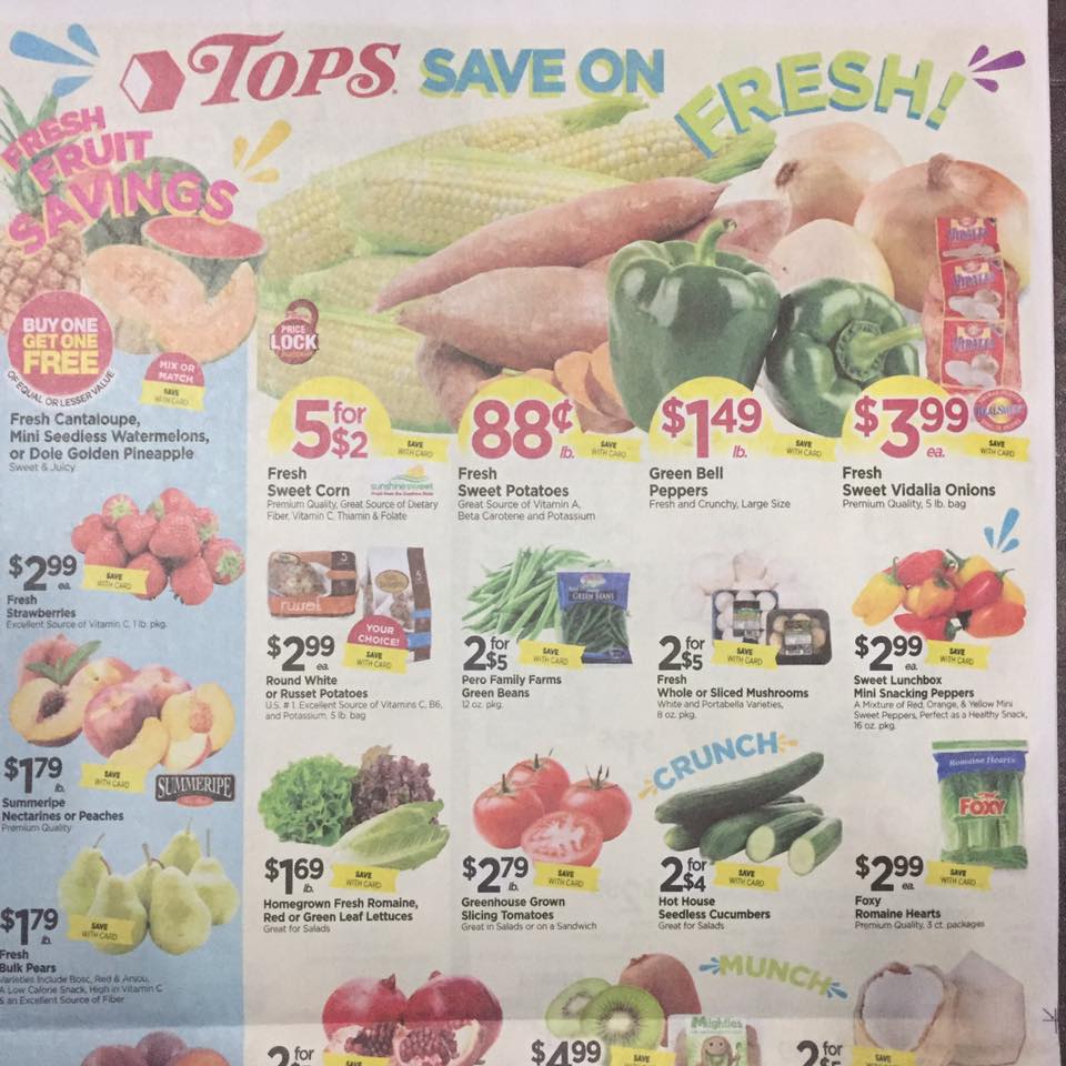 Tops Markets Ad Scan Week Of 6 4 17 Page 8a