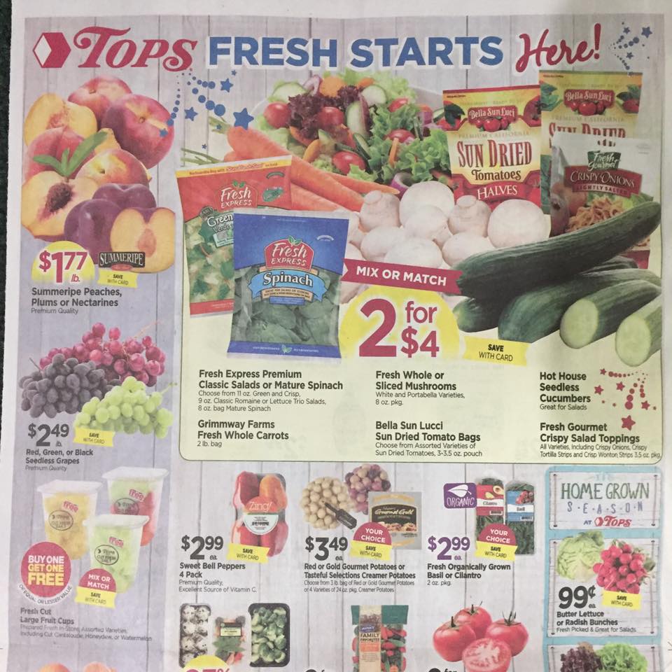 Tops Markets Ad Scan Week Of 7 2 Page 10a