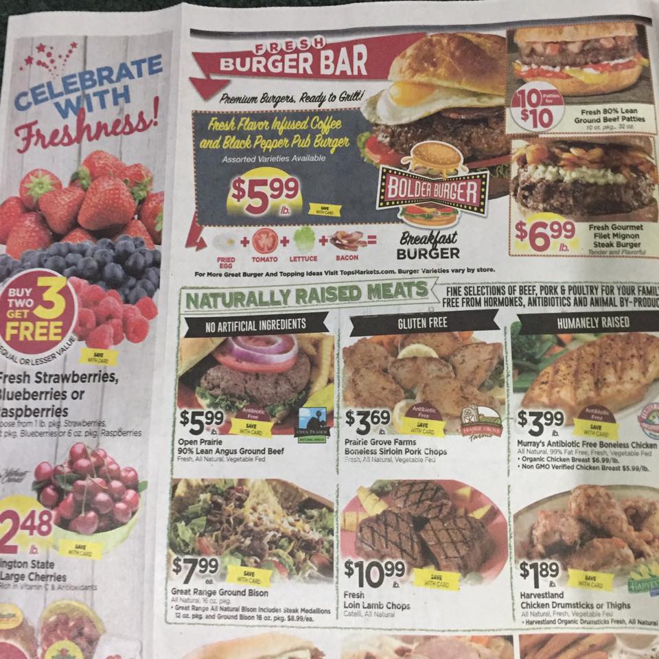 Tops Markets Ad Scan Week Of 7 2 Page 2a