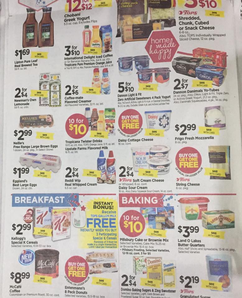 Tops Markets Ad Scan Week Of 7 2 Page 4b