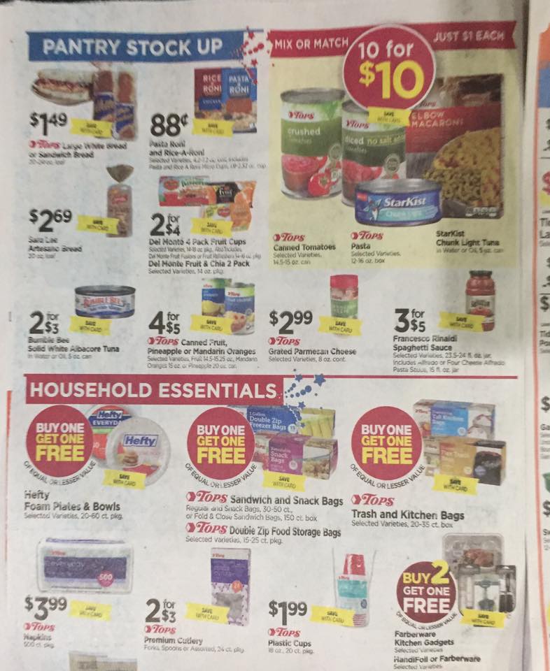 Tops Markets Ad Scan Week Of 7 2 Page 6a