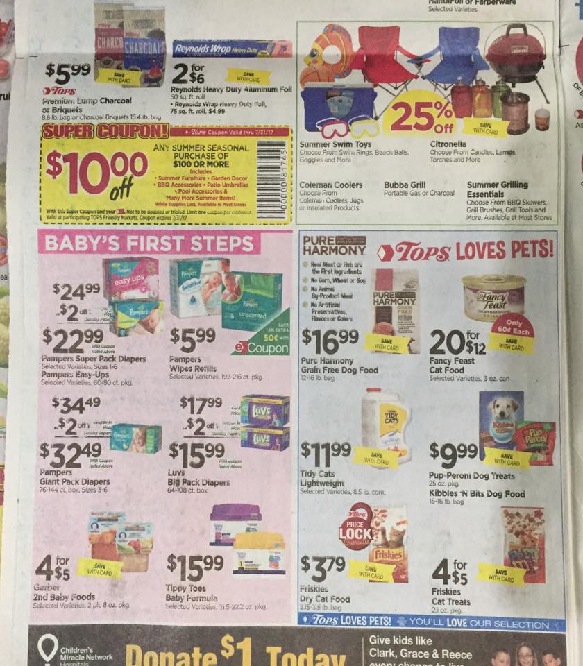 Tops Markets Ad Scan Week Of 7 2 Page 6b