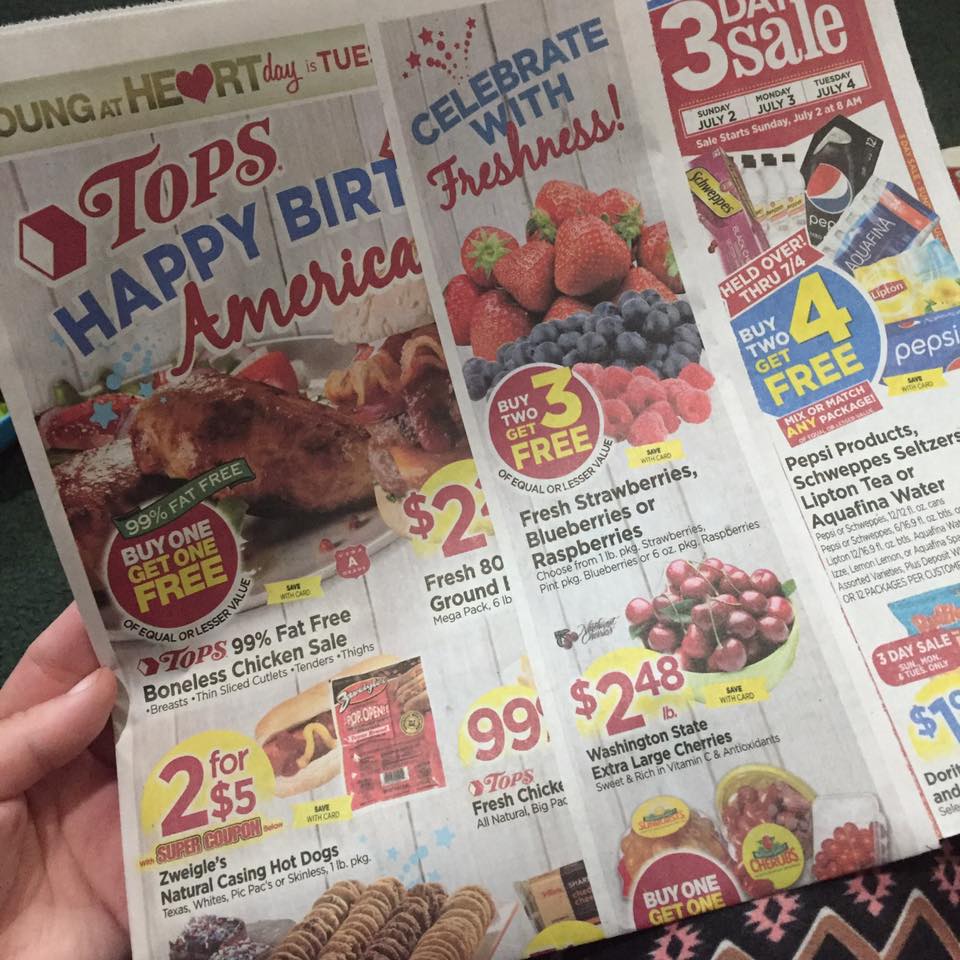 Tops Markets Ad Scan Week Of 7 2