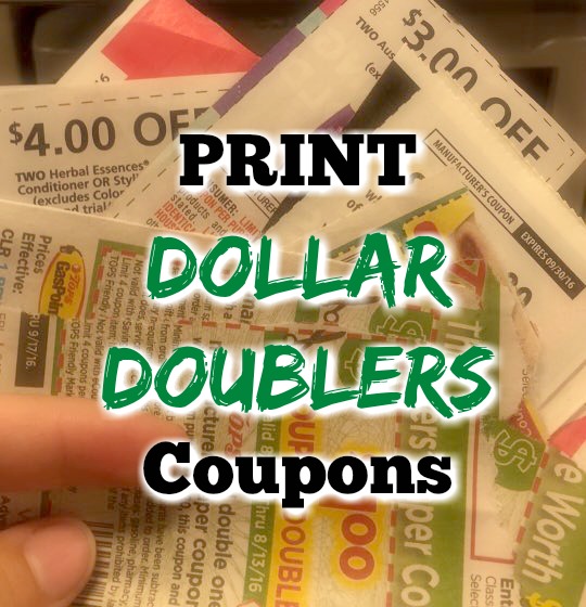 Print Out Dollar Doubler Coupons