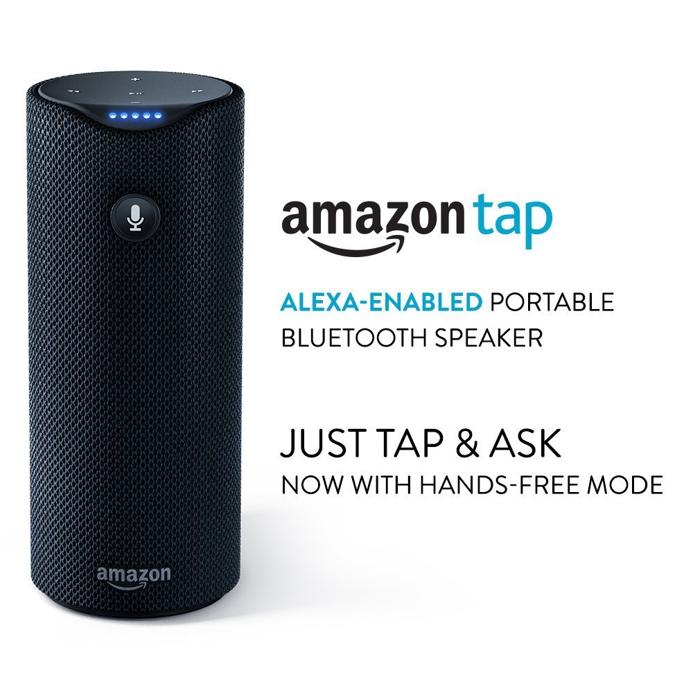 Certified Refurbished Amazon Tap Alexa Enabled Portable Bluetooth Speaker