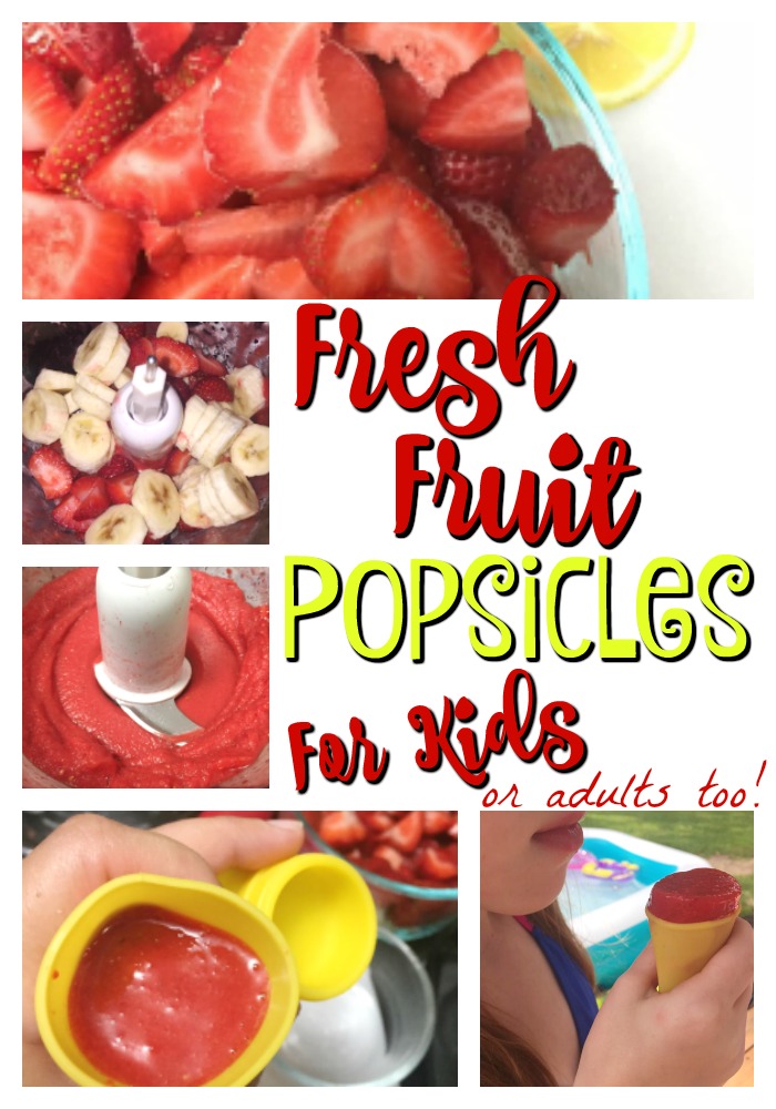 Fresh Fruit Popsicles For Kids Or Adults Too