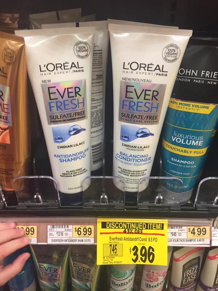 L'Oreal Ever Pure Clearanced At Wegmans