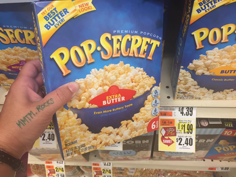 Pop Secret Sale At Tops