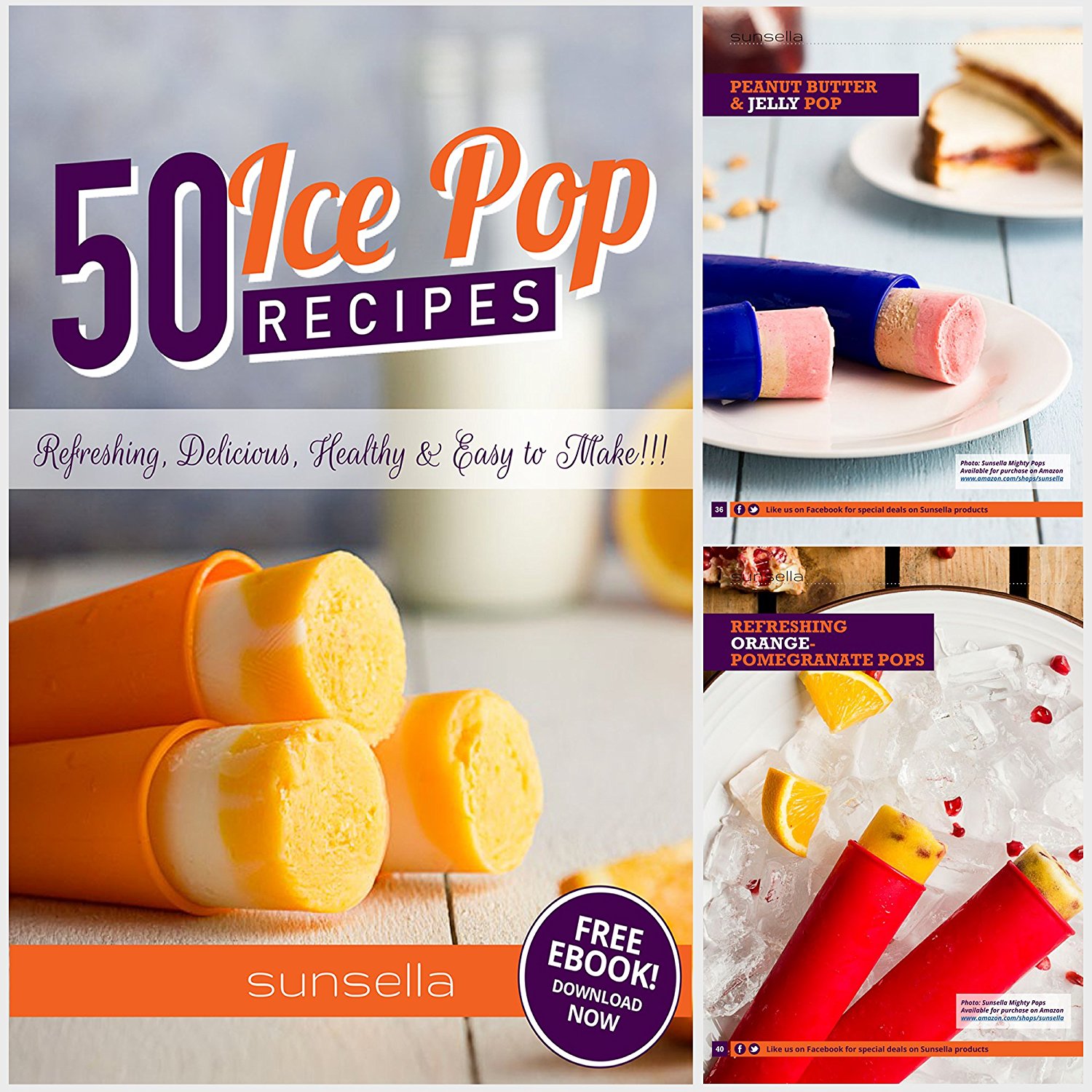 Premium Silicone Popsicle Ice Pop Molds