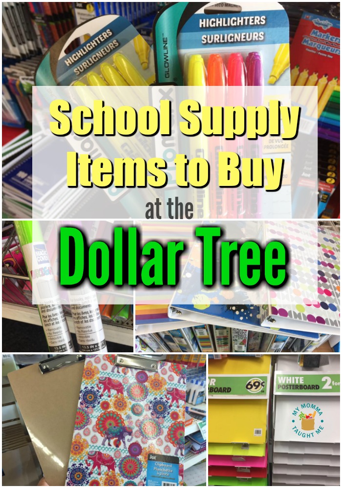 School Supply Items To Buy At The Dollar Tree