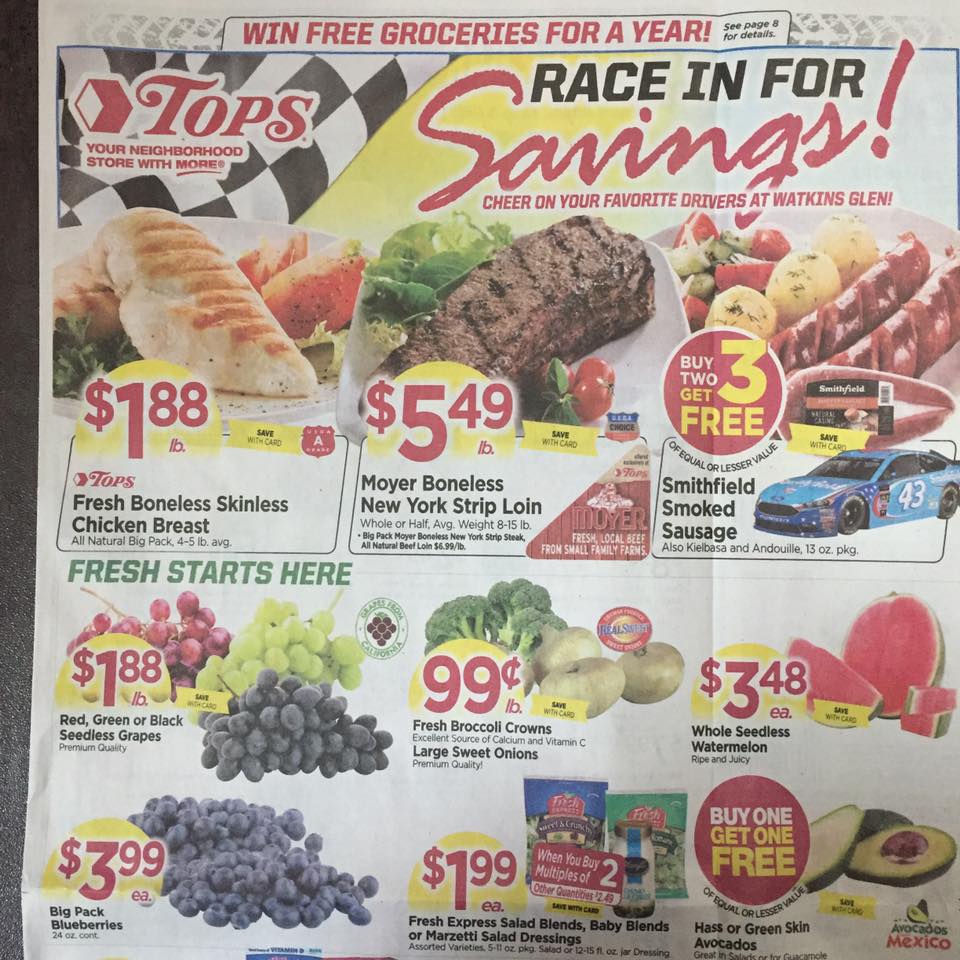 Tops Ad Scan Week Of 7 30 Page 1a