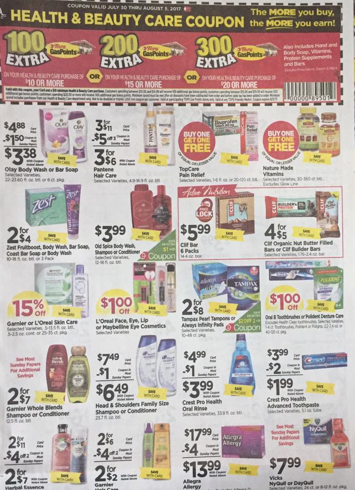 Tops Ad Scan Week Of 7 30 Page 7a
