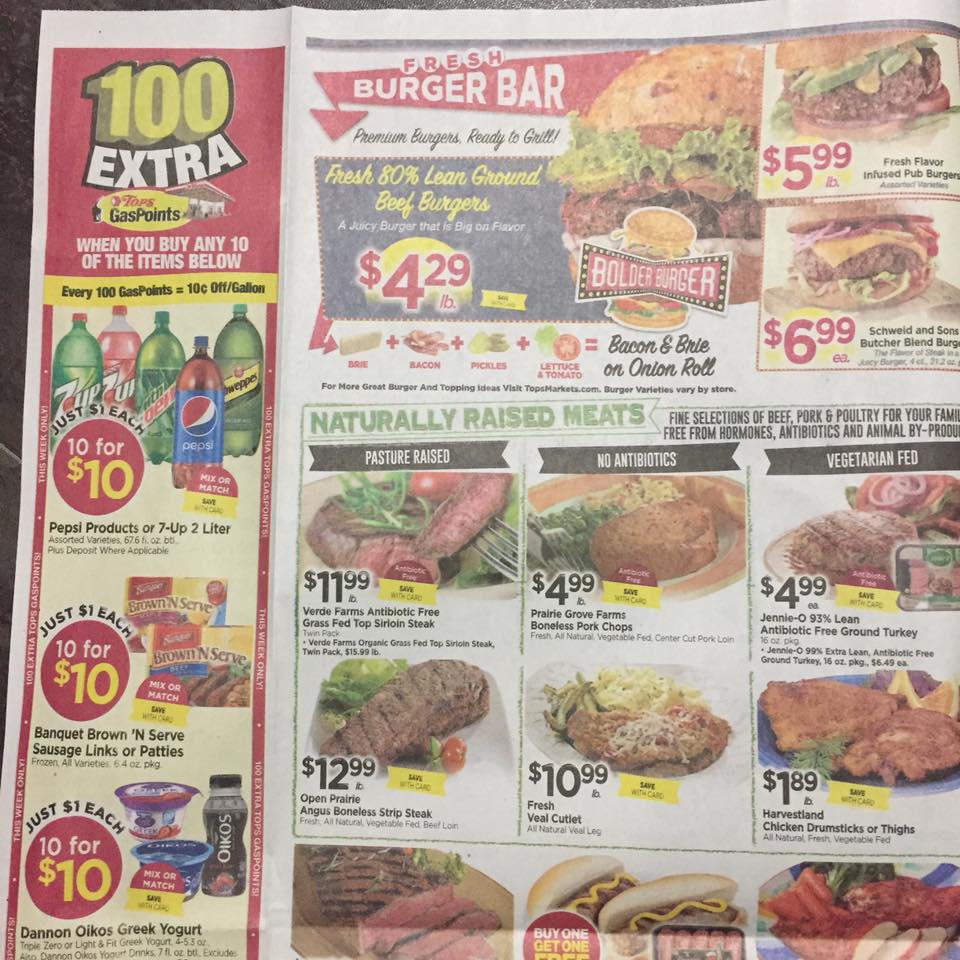 Tops Markets Ad Scan Week Of 7 23 Page 2a