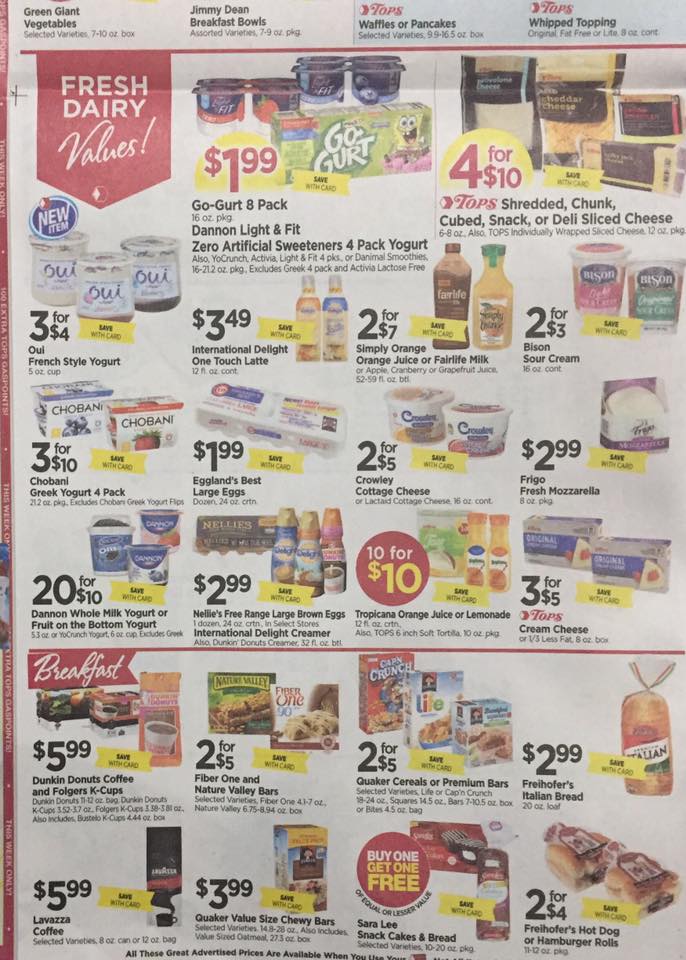 Tops Markets Ad Scan Week Of 7 23 Page 4b
