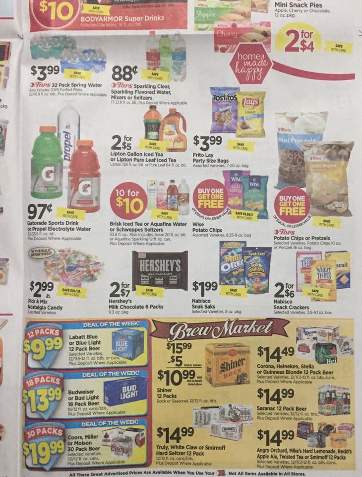 Tops Markets Ad Scan Week Of 7 23 Page 5b