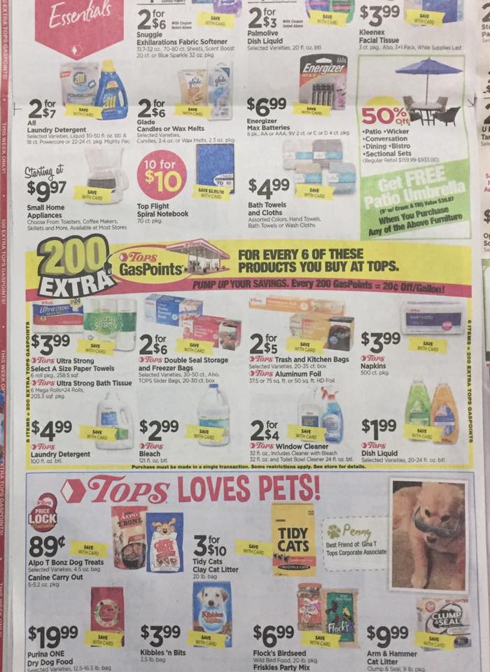 Tops Markets Ad Scan Week Of 7 23 Page 6b