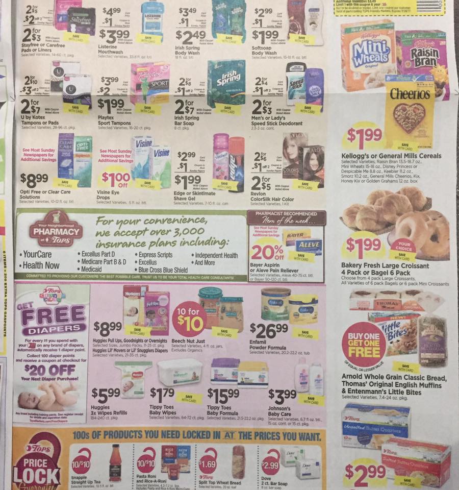 Tops Markets Ad Scan Week Of 7 23 Page 7b