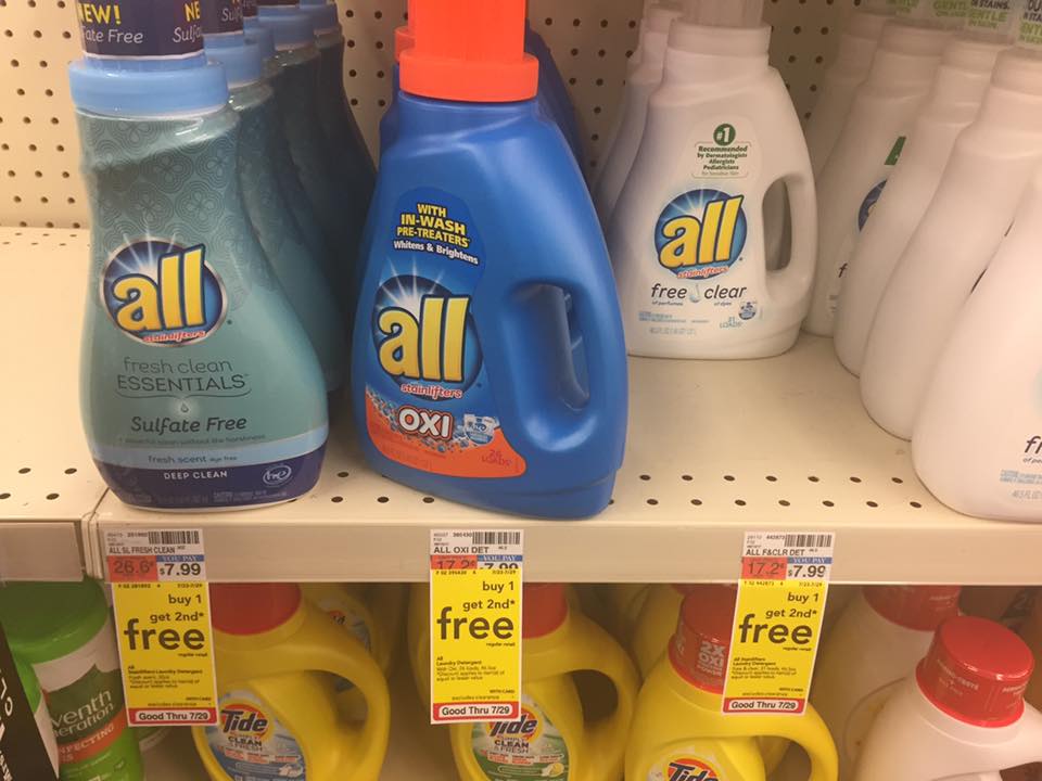 All Detergent Bogo At Cvs