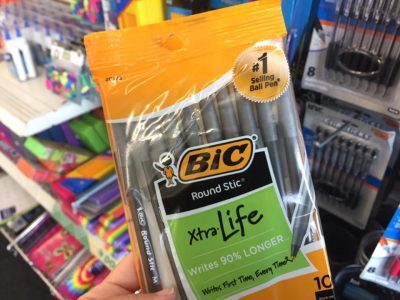 Bic Pens At The Dollar Tree
