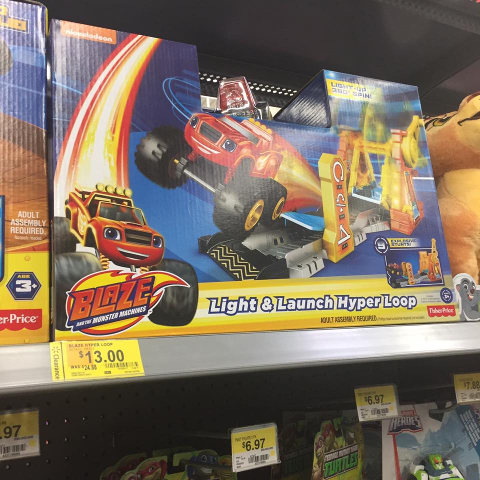 Blaze Walmart Toy Clearance