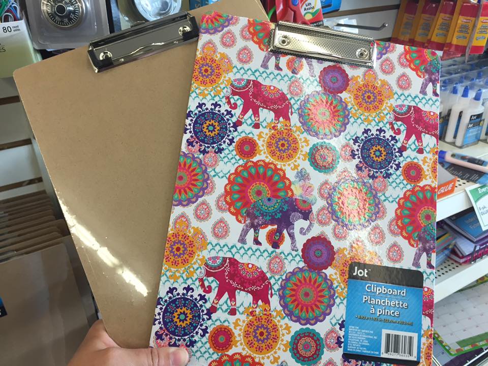 Clipboards At The Dollar Tree