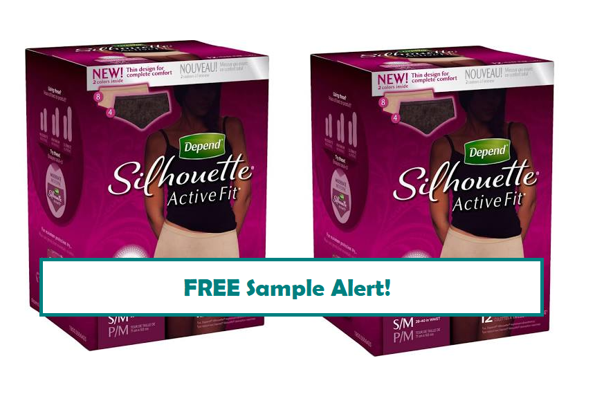 Free Sample Womens Depends