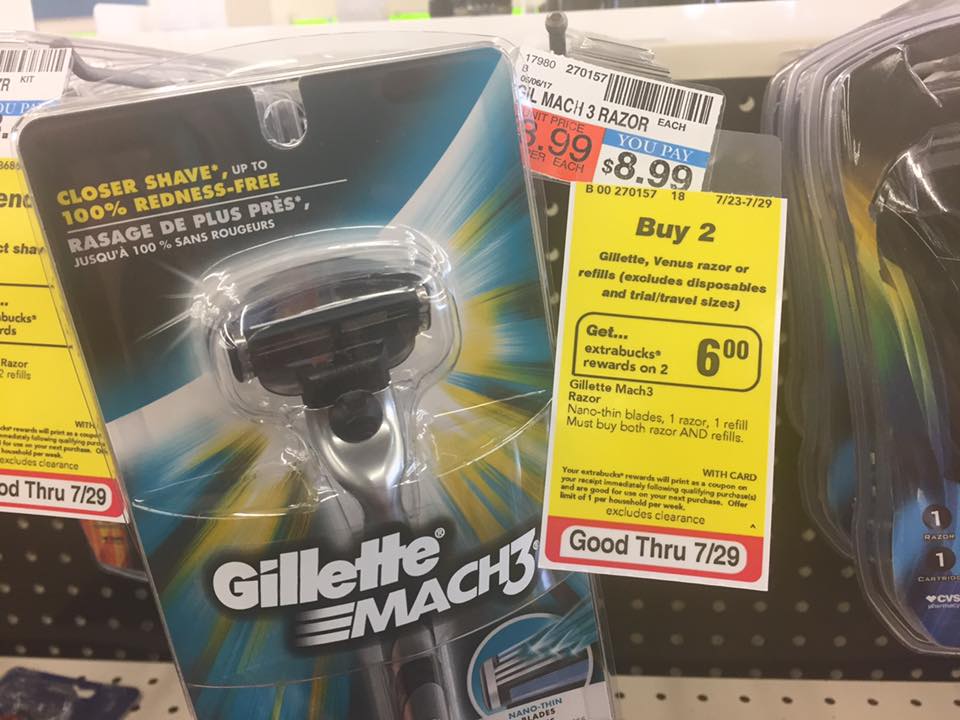 Gillette Razor Deal At Cvs