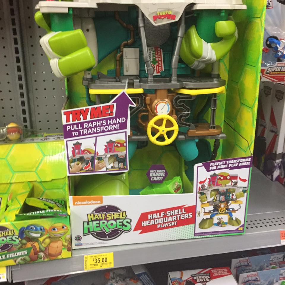 Half Shell Walmart Toy Clearance