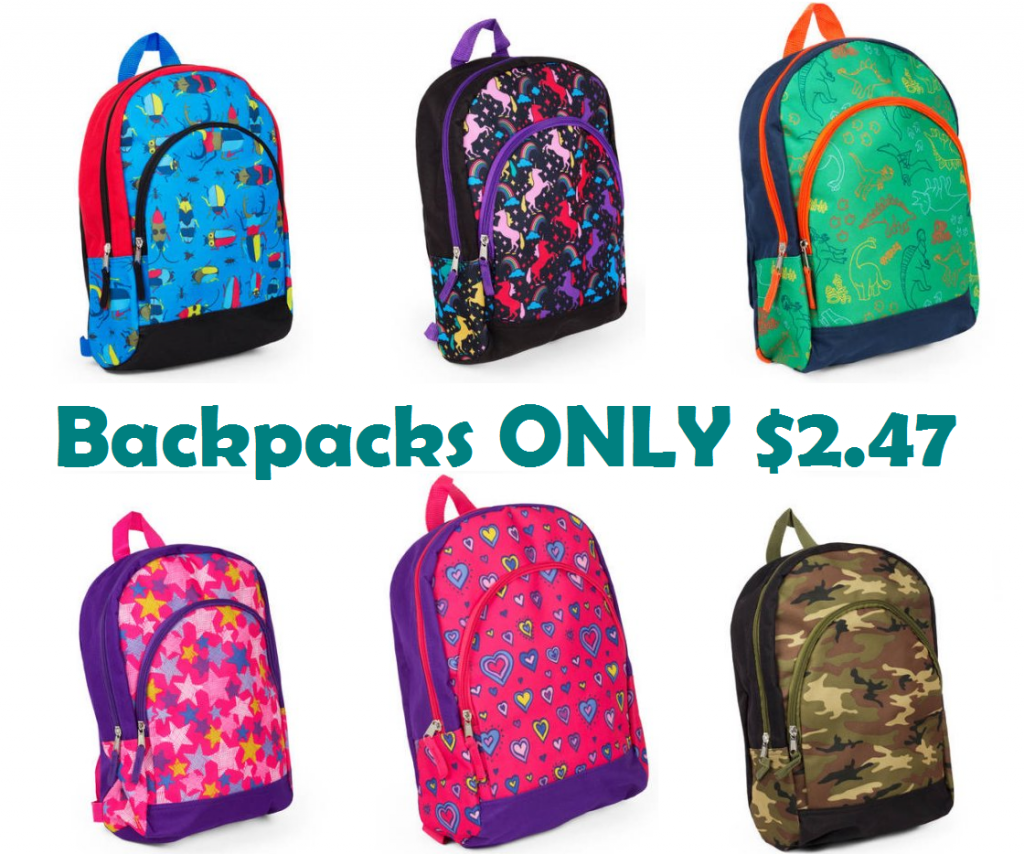 Kids Backpacks Only $2 47