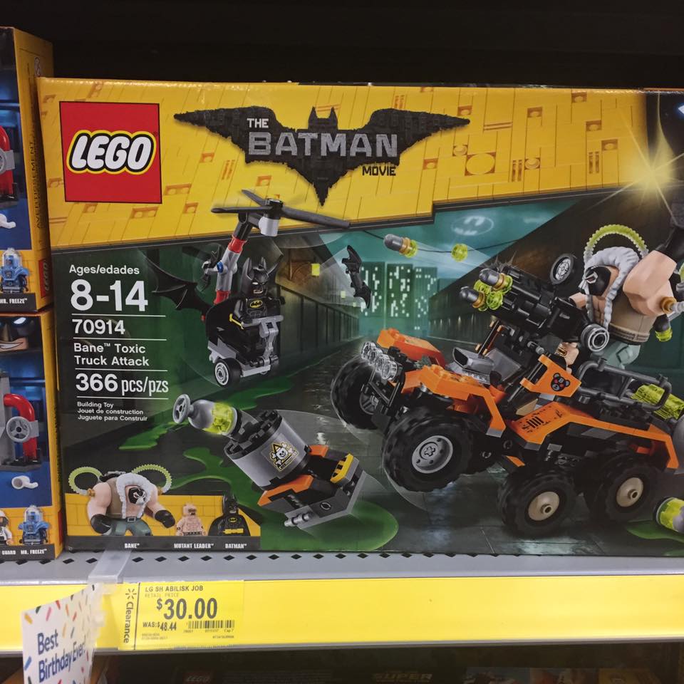 Lego Batman Walmart Toy Clearance