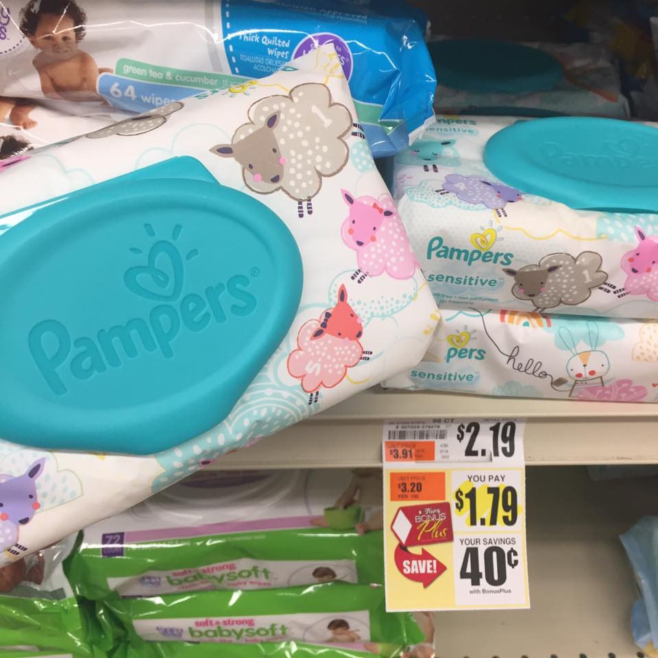 Pampers Wipes $0 79 At Tops
